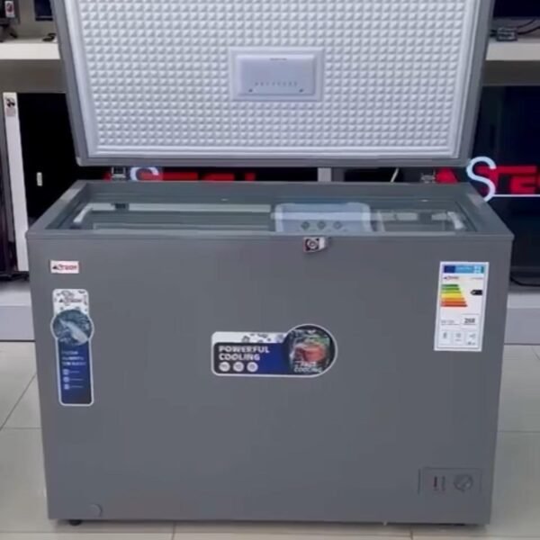 CONGÉLATEUR ASTECH 400L SILVER AVEC VITRE CH400GM