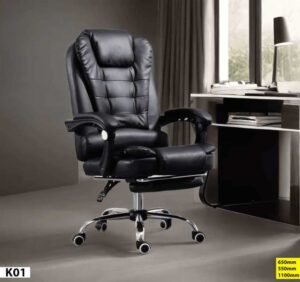 Fauteuil bureau ministre K01 noir