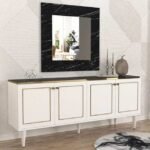 Buffet meuble salon avec rangements C804