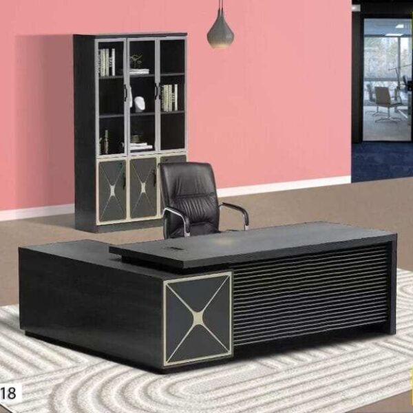 Table de bureau kT94 et Rangement 2 Portes 842A