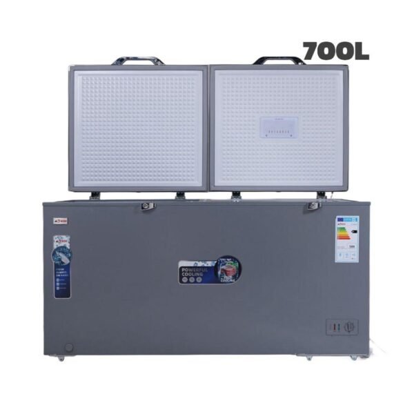 CONGÉLATEUR ASTECH 700L HORIZONTAL SILVER CH700GM