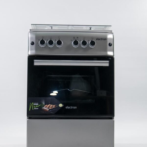 CUISINIÈRE ELACTRON 4FEUX 60X60 SEMI INOX EL5757