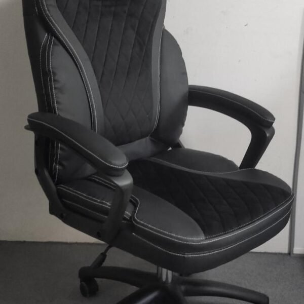 FAUTEUIL BUREAU MINISTRE NOIR