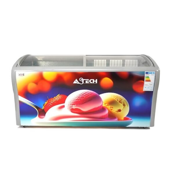 CONGÉLATEUR ASTECH 600L HORIZONTAL VITRINE FH600V