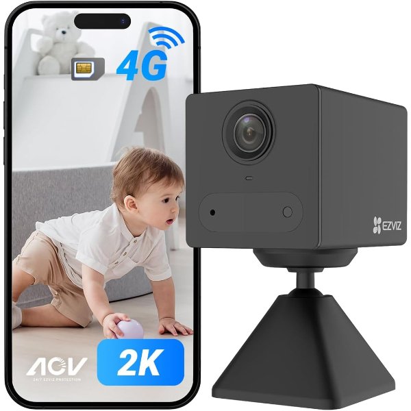 Caméra domestique intelligente 4G avec batterie - CB2 4G