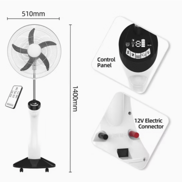 Ventilateur Rising 18 Pouces Rechargeable RS8098