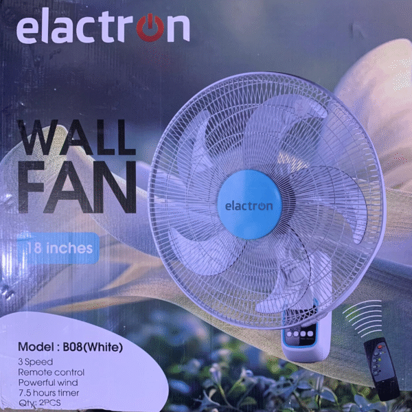 Ventilateur Mural Blanc 18" Elactron LB08