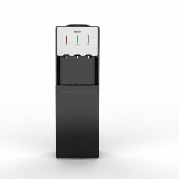 Fontaine Haier avec Frigo Noir Blanc HWDC2421D