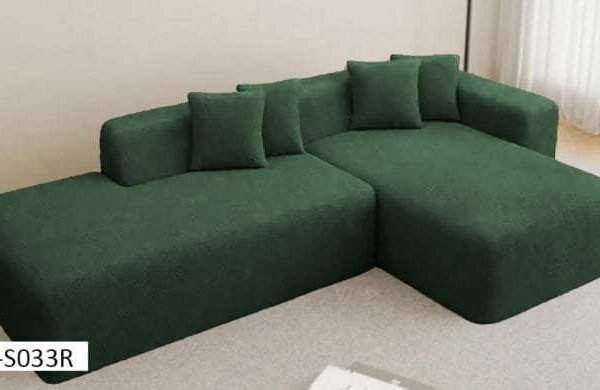 Canapé Angle 4Places Importé en Vert S033R