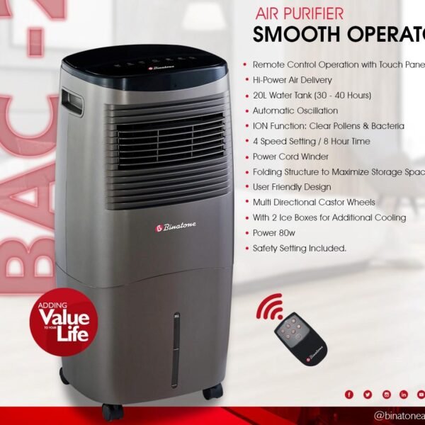 Ventilateur Refroidisseur d’air Binatone