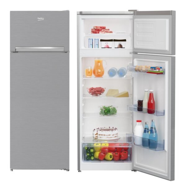 RÉFRIGERATEUR BEKO 230L NOFROST 2PORTES GRIS RDSO32SX