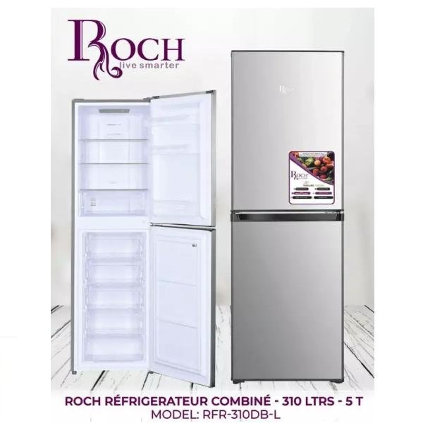 RÉFRIGERATEUR ROCH 251L 5TIROIRS GRIS RFR310DBL