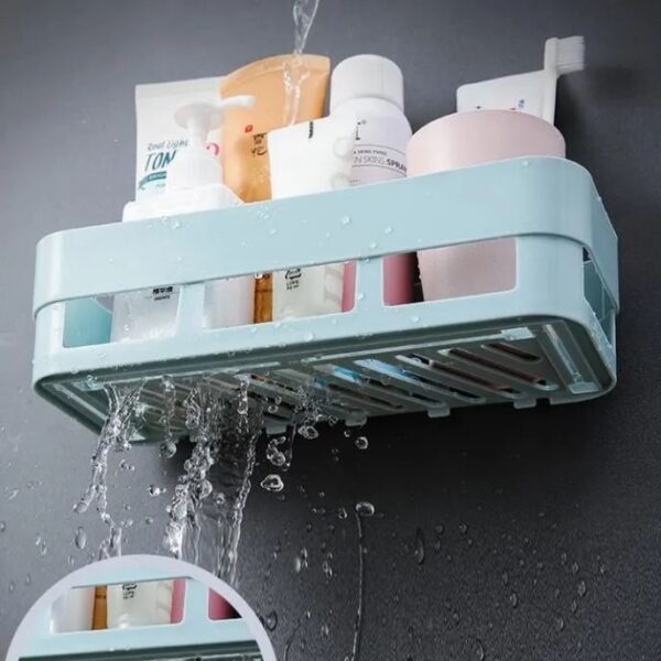 Étagère Salle de Bain en Plastique