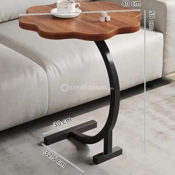 Table d’Appoint en Bois Marron