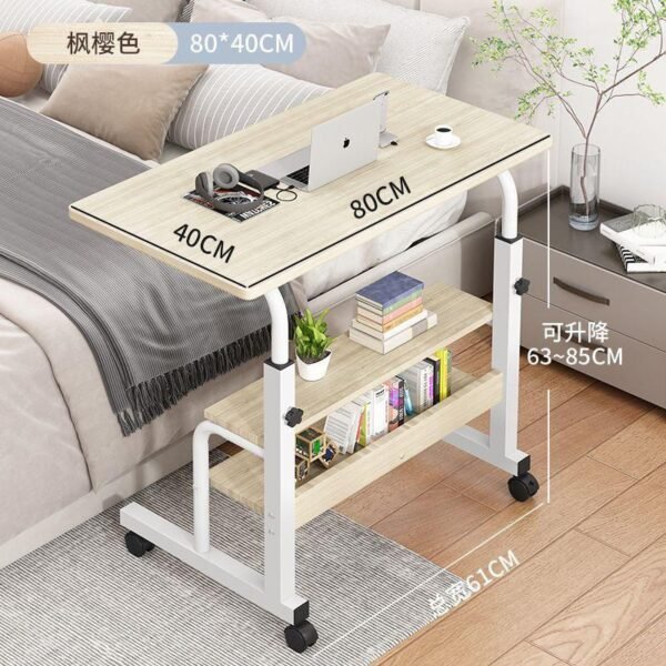 Table D'étude Adulte Réglable en Hauteur Beige 80cm