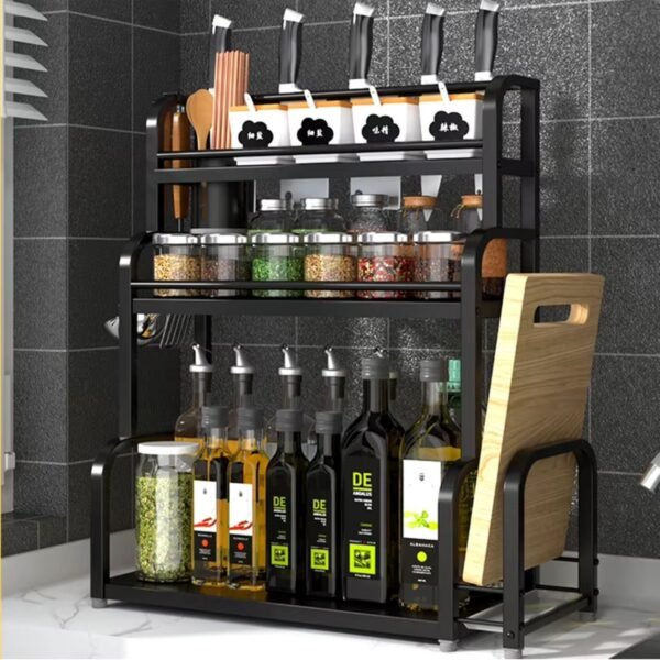Etagère de Cuisine en Métal 3 Niveaux