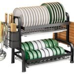 Egouttoir Cuisine en Métal Noir