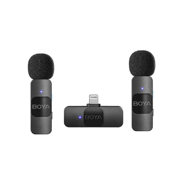 Système de micro cravate sans fil ultracompact pour 2 personnes