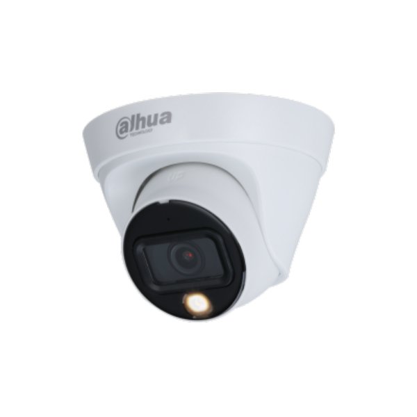 Oeil Caméra IP POE Dome Fixe Intérieure 2 MP Full couleur Avec Microphone intégré, DH-IPC-HDW1239T1-LED-S5