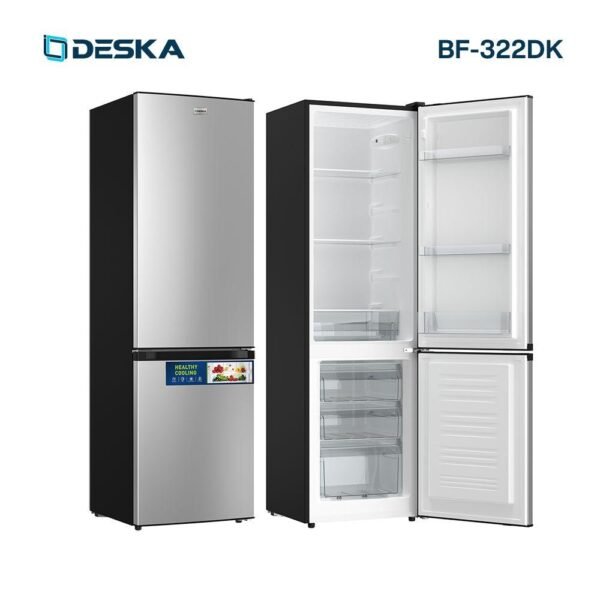 REFRIGERATEUR DESKA COMBINE 3TIROIRS GRIS BF322DK