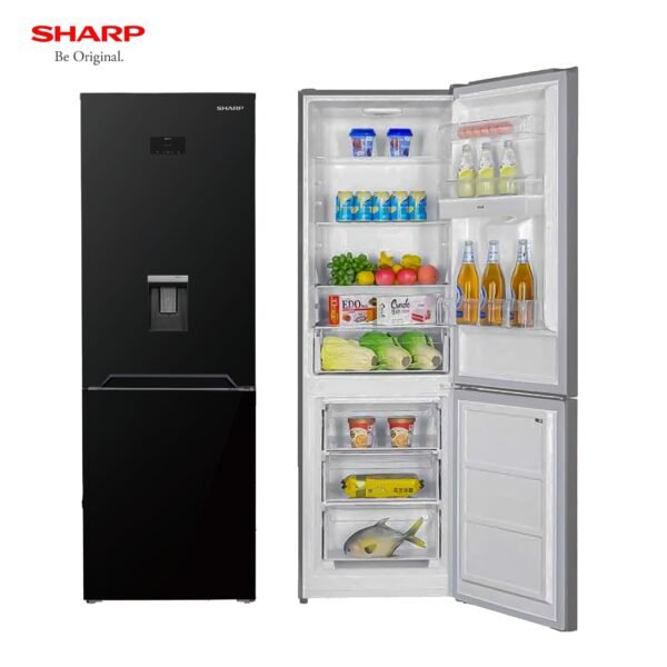 REFRIGERATEUR SHARP COMBINE 3TIROIRS NOIR SJBG415D