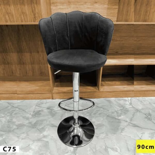 Chaise Haute pour Salon de Coiffure en Noire