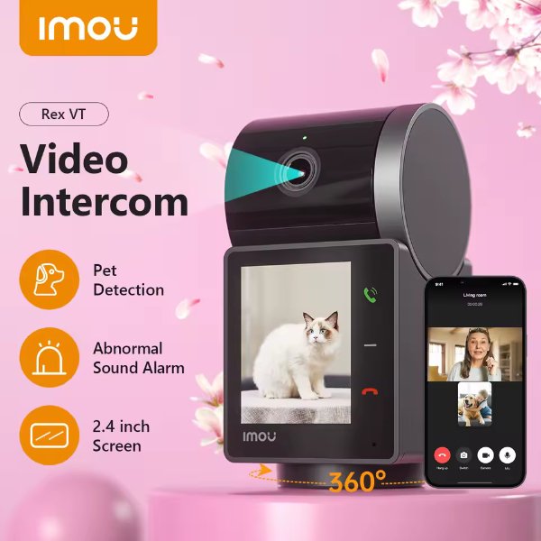 Caméra IP Wi-Fi intérieur 5MP | Appel vidéo par simple contact | Image 3K Q - IPC-S2VP-5M0WRHD