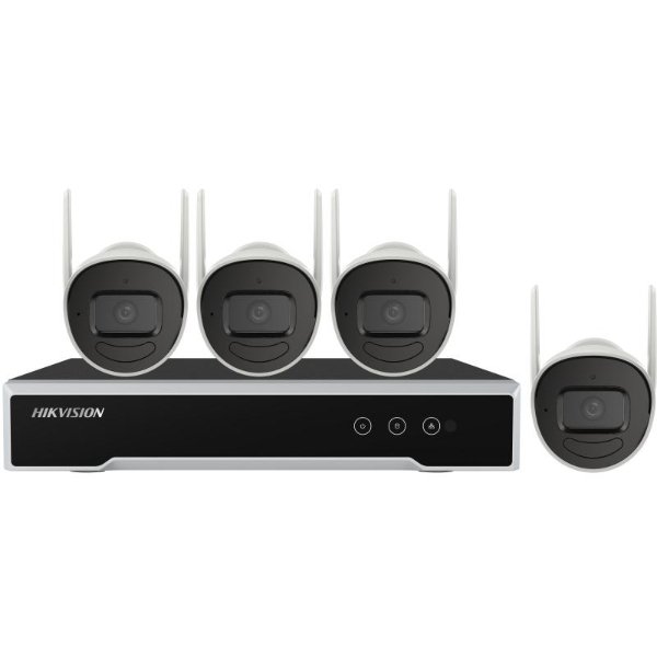 Kit 4 vidéo surveillance IP WiFi NVR HD 4 caméras bullet 5G 4MP
