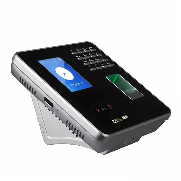 Terminal biométrique de contrôle d’accès et pointage avec lecteur d’empreintes.