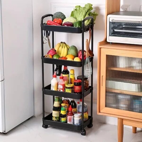 Meuble de Cuisine et Métal Plastique avec des Etagères