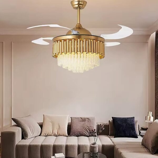 Ventilateur Plafonnier avec Lampe de Haute Éclairage
