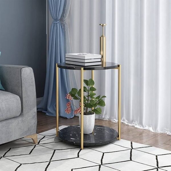 Table d’Appoint en Bois Noire