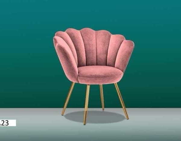 Fauteuil Club en Rose A23