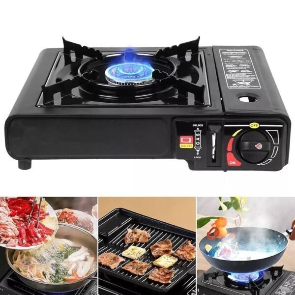 Réchaud de Camping Portable Noire