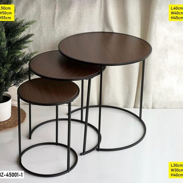 Table basse 3 Pièces en  Bois Marron