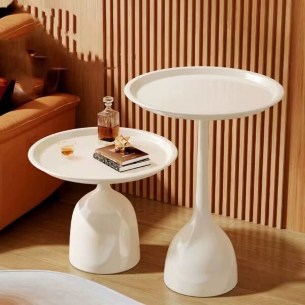 Table d’appoint 2 Pièces en Blanc