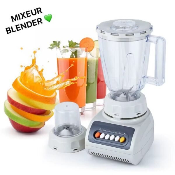 Mixeur Électrique Multifonctions 2en1 Gris