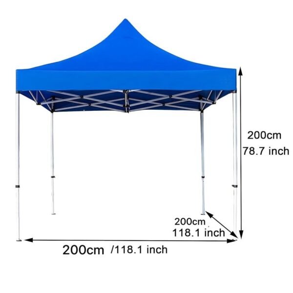 Tente Chapiteau Pliable Imperméable Bleu