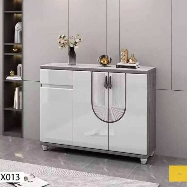 Meuble Console Gris Blanc X013