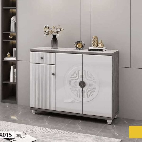 Meuble Console Gris Blanc X015