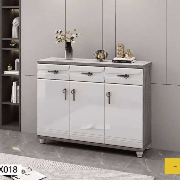 Meuble Console Gris Blanc X018