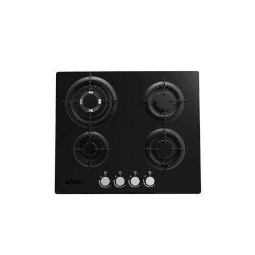 Plaque de Cuisson 4Feux Gaz Astech Encastrable 60/60