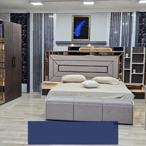 Chambre à Coucher Complet 3Places Turquie Marron Beige