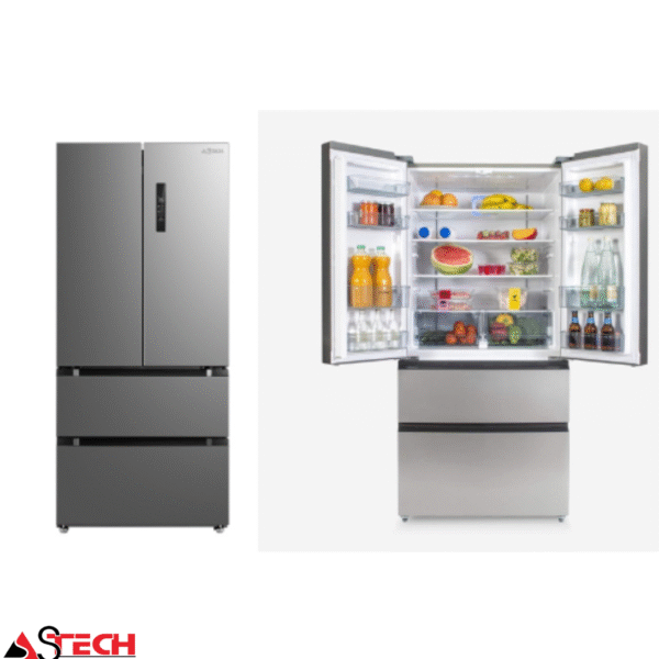 Refrigerateur Astech Side By Side 2Portes Inverter avec 2 tiroirs